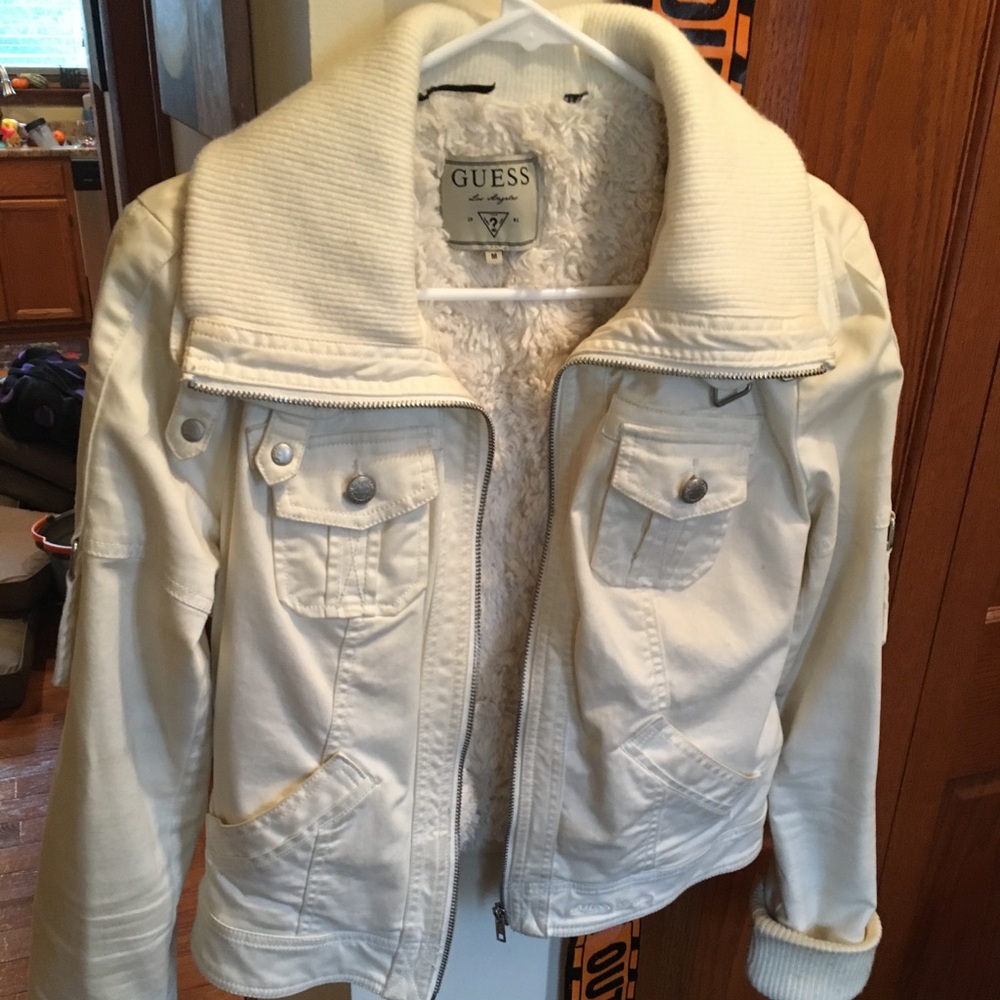 Guess Sherpa lined coat